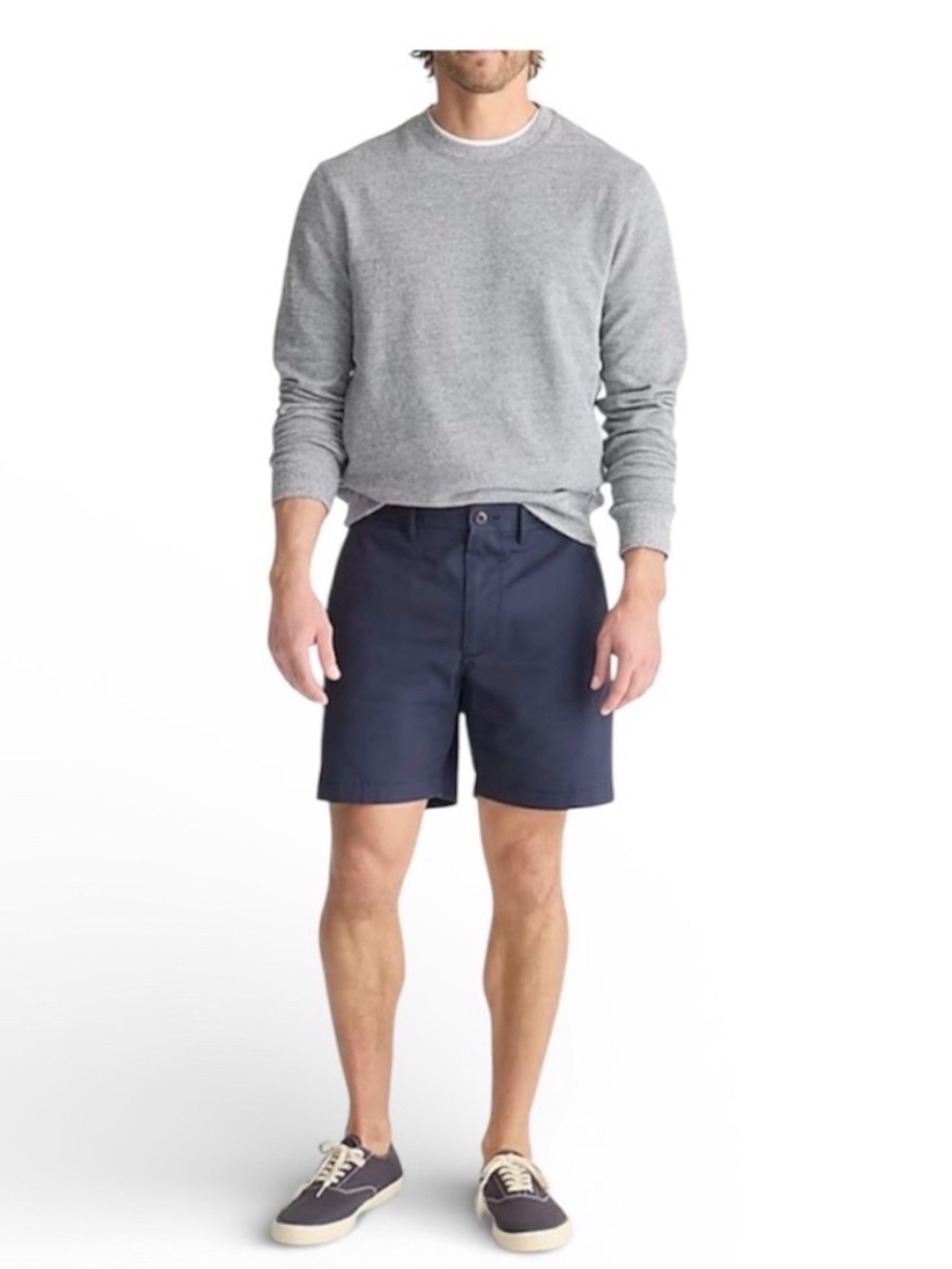 J Crew Men’s chino shorts stretch navy size 28 NEW